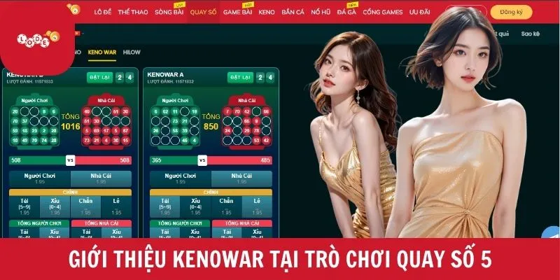 Giới thiệu KENOWAR tại trò chơi quay số 5